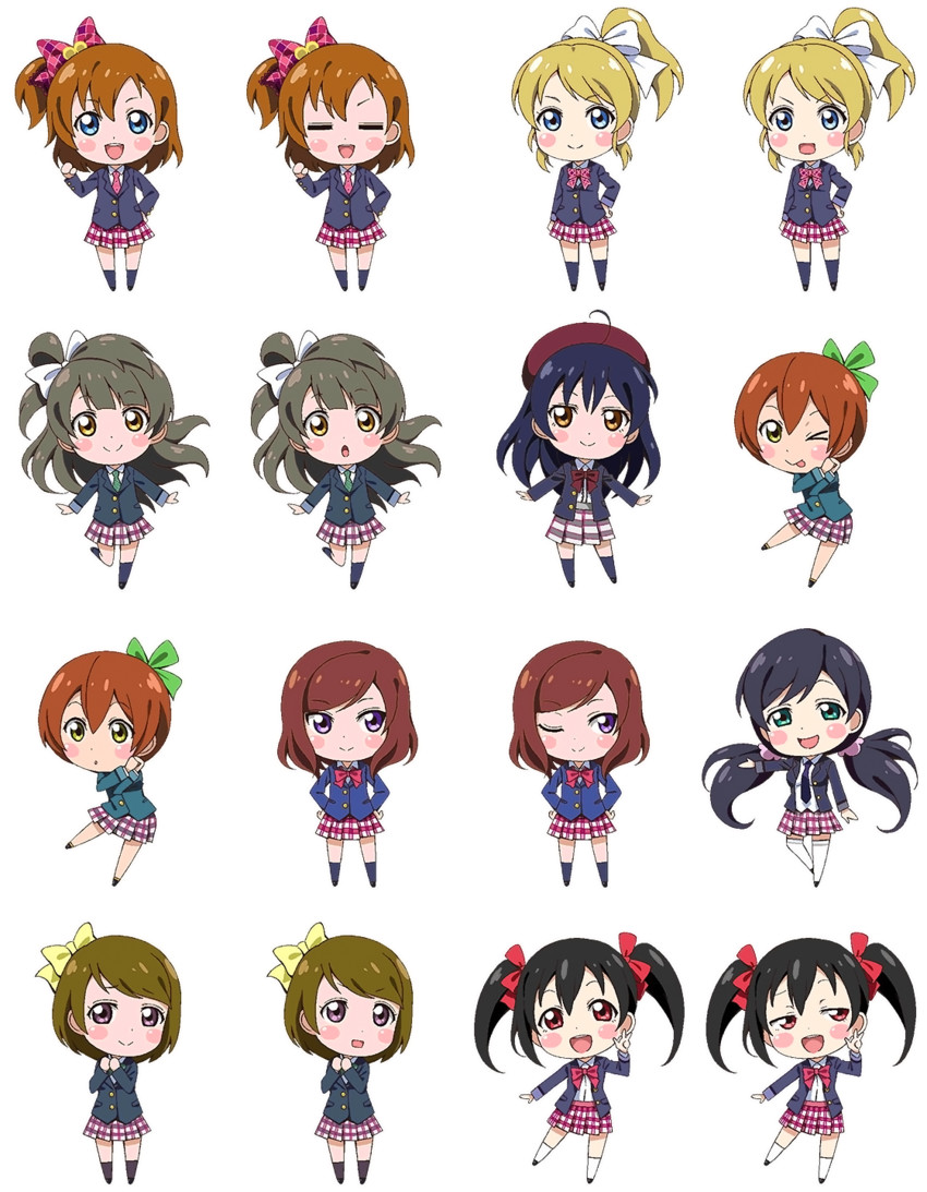 nishikino maki, tojo nozomi, sonoda umi, yazawa nico, ayase eli, and 4 more (love live! and 2 more)