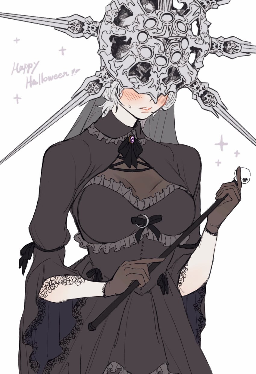dark sun gwyndolin (dark souls and 1 more) drawn by zunkome