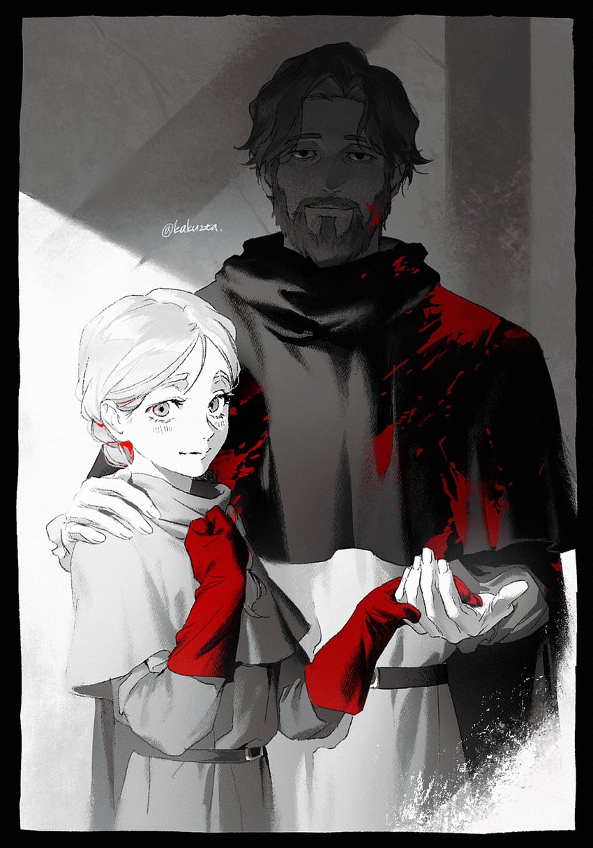 jolenta and nowak (chi.: chikyuu no undou ni tsuite) drawn by kakuzta