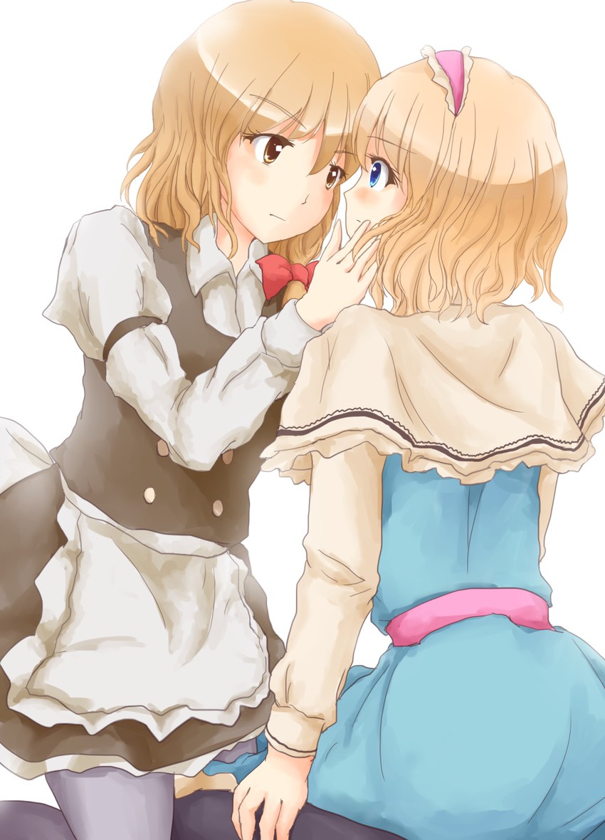 kirisame marisa and alice margatroid (touhou) drawn by kona_(cetona)