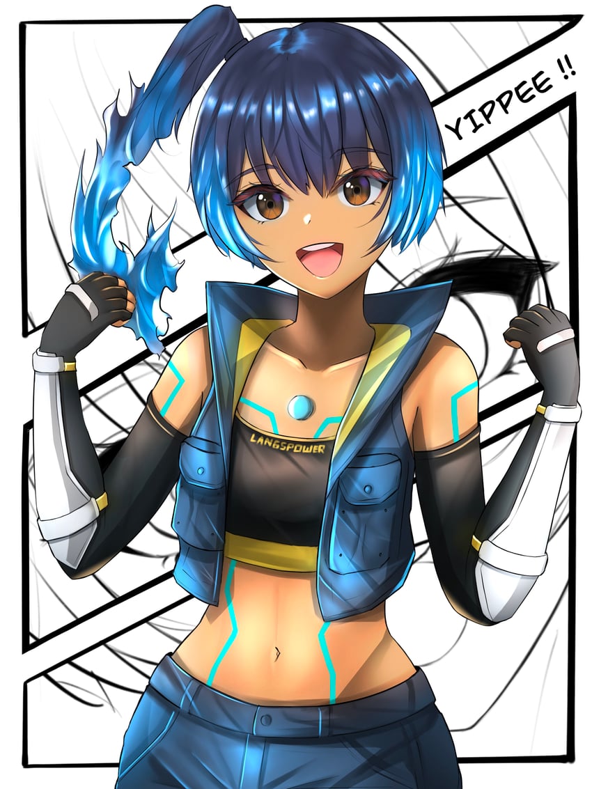 sena (xenoblade chronicles and 1 more) drawn by langspower