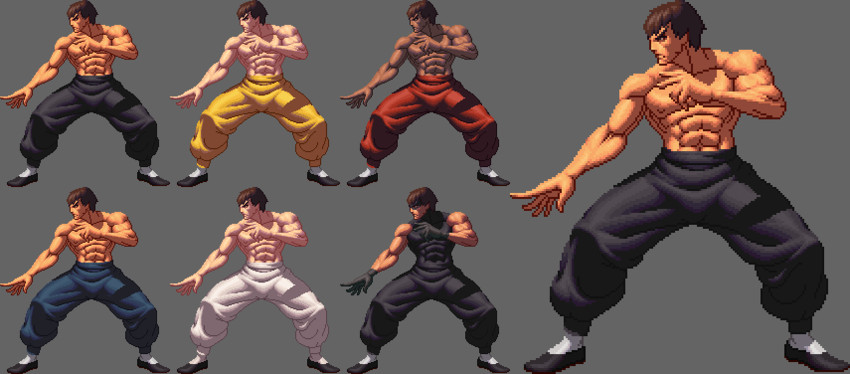 fei long (street fighter and 2 more) drawn by ko-ki
