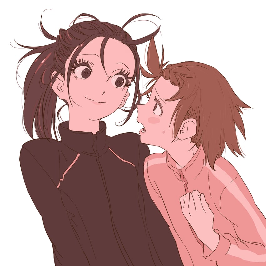 yuitsuka inori and kamisaki hikaru (medalist) drawn by 55bata6rou