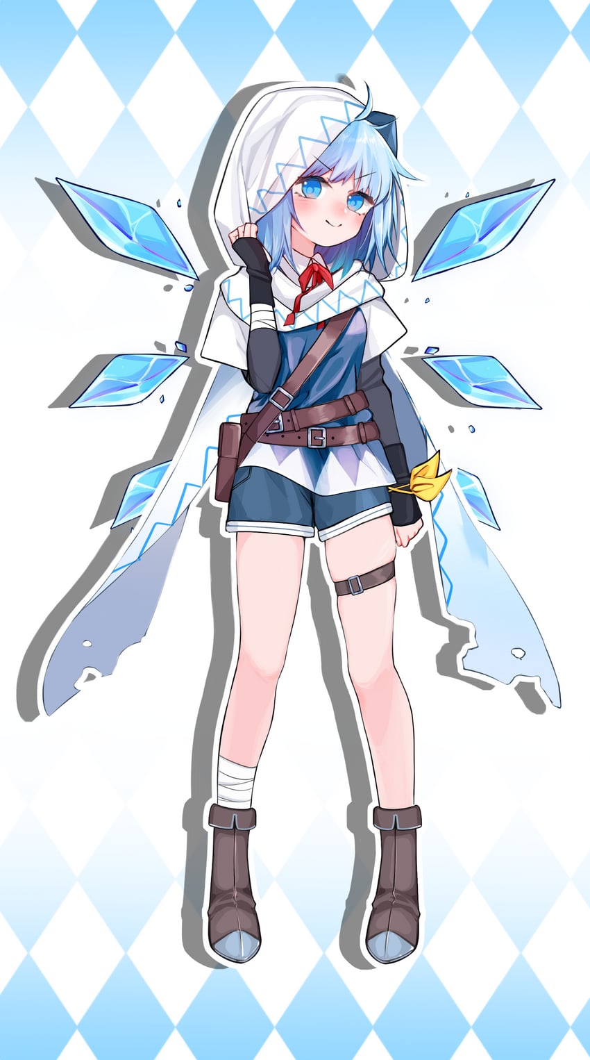 cirno (touhou and 1 more) drawn by takki_(takkiko)