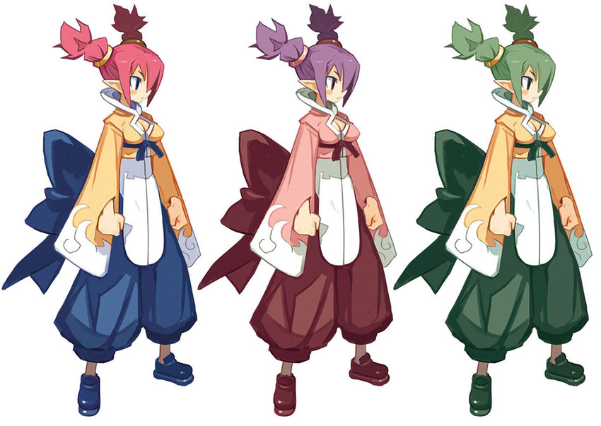female brawler (disgaea and 1 more) drawn by harada_takehito