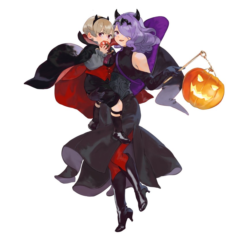 camilla and leo (fire emblem and 1 more) drawn by ai-wa