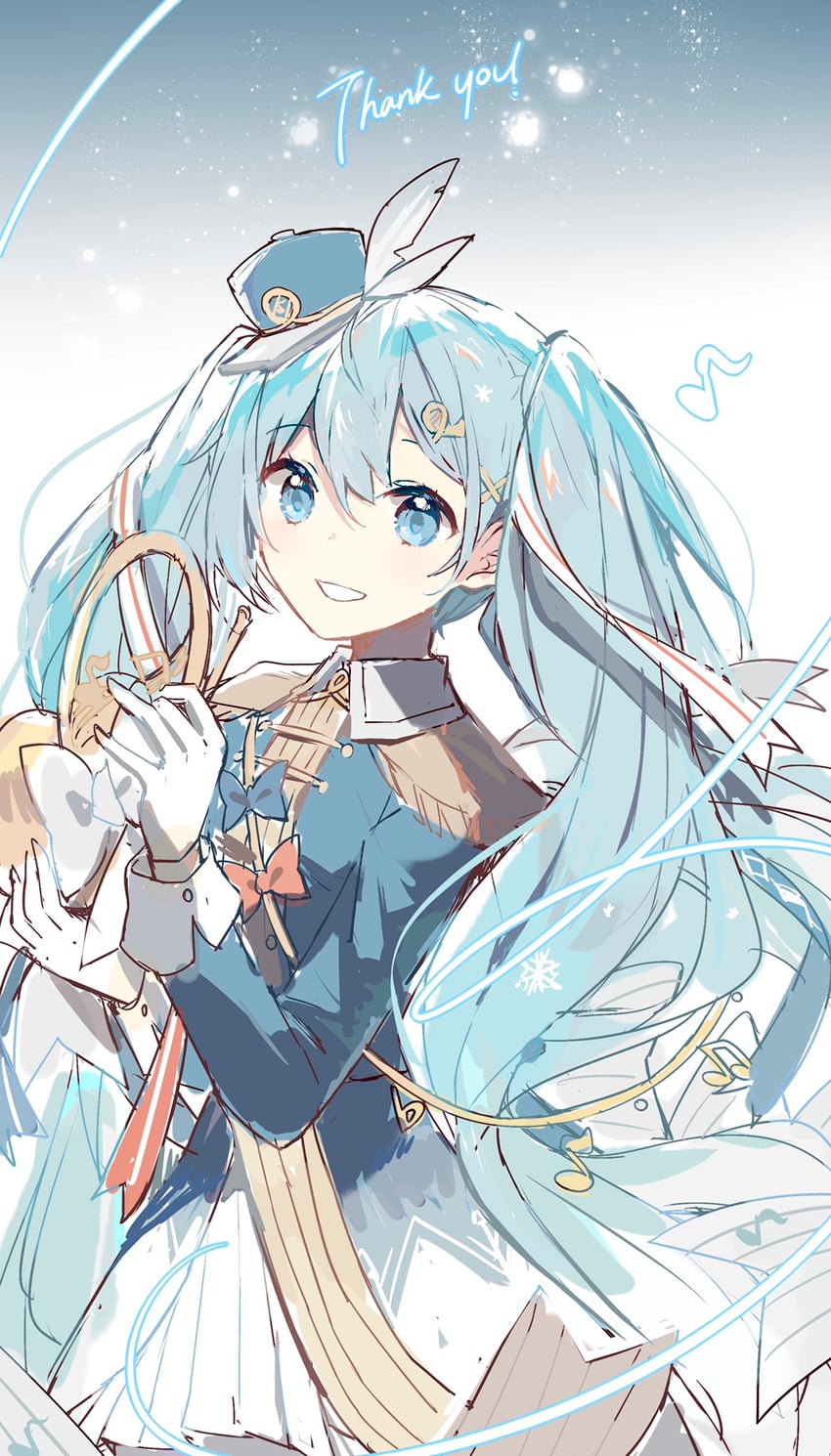 hatsune miku and yuki miku (vocaloid) drawn by maple_(57675110)