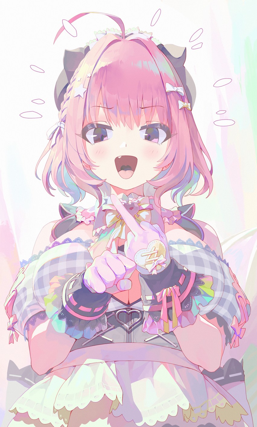 yumemi riamu (idolmaster and 2 more) drawn by bsue