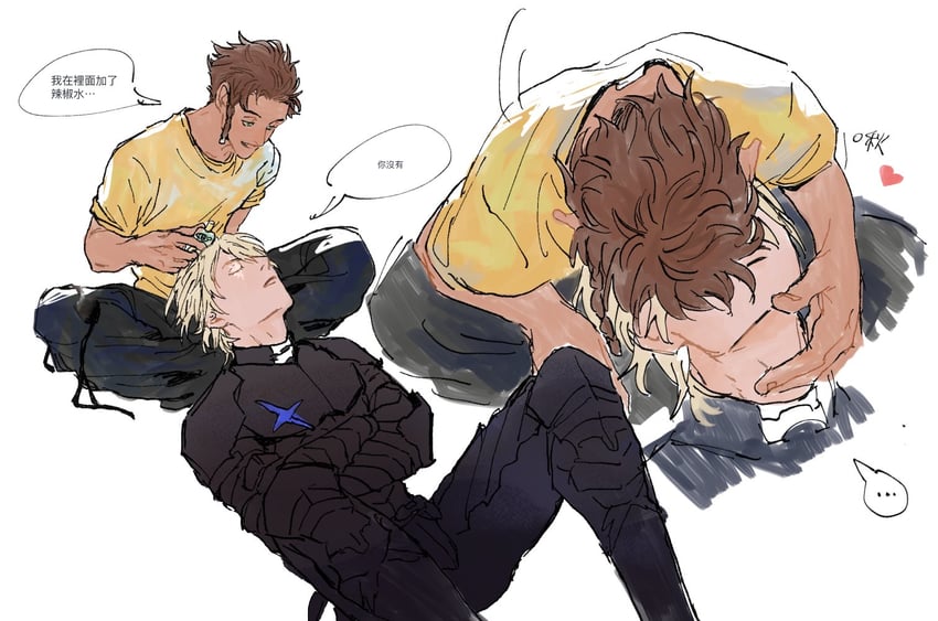 dimitri alexandre blaiddyd and claude von riegan (fire emblem and 1 more) drawn by aaagiogio