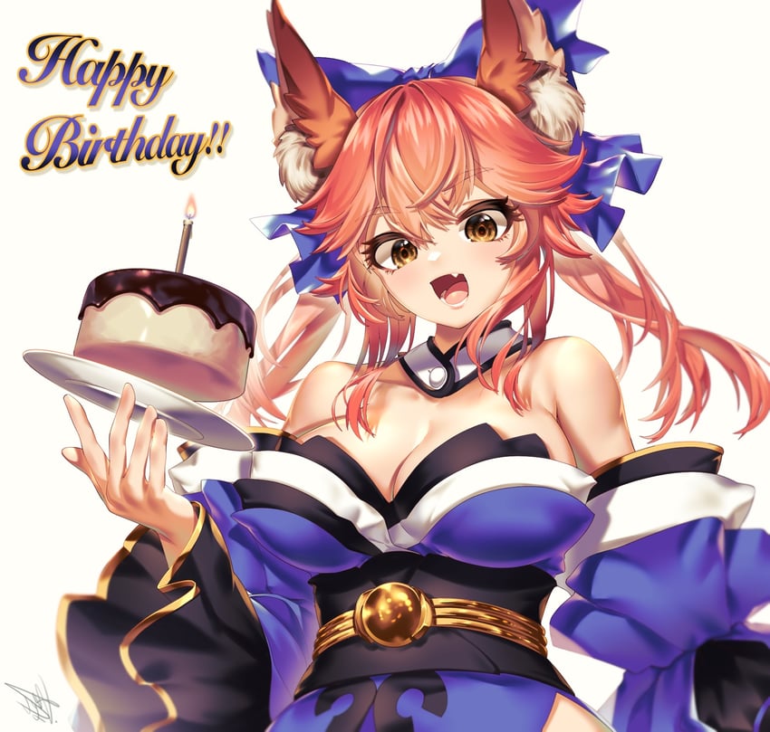 tamamo and tamamo no mae (fate and 1 more) drawn by acuma