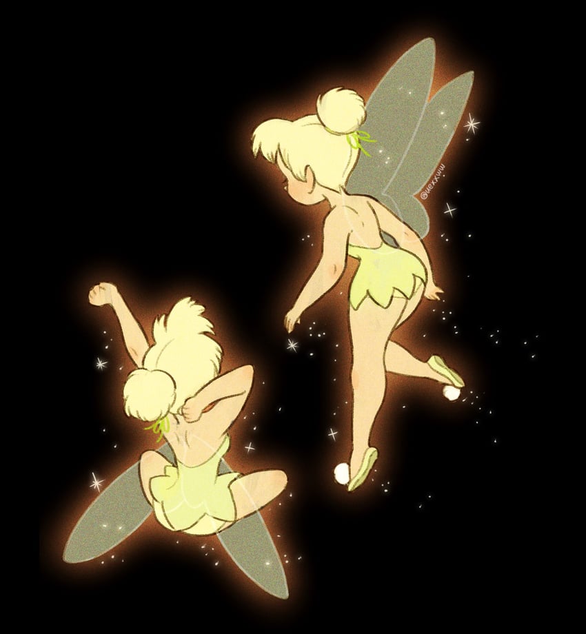 tinker bell (walt disney's peter pan) drawn by kumao_(uexxww)