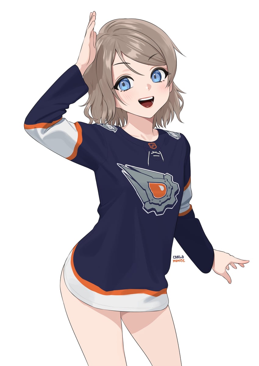 watanabe you (love live! and 2 more) drawn by carlo_montie