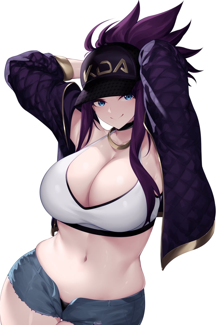 akali and k/da akali (league of legends) drawn by nanatsuichi