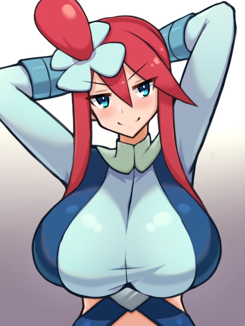 skyla (pokemon and 1 more) drawn by yashiro_misone_(artist)