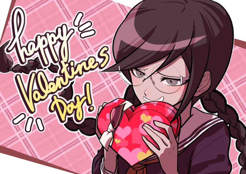 fukawa toko (danganronpa and 1 more) drawn by enjyuku
