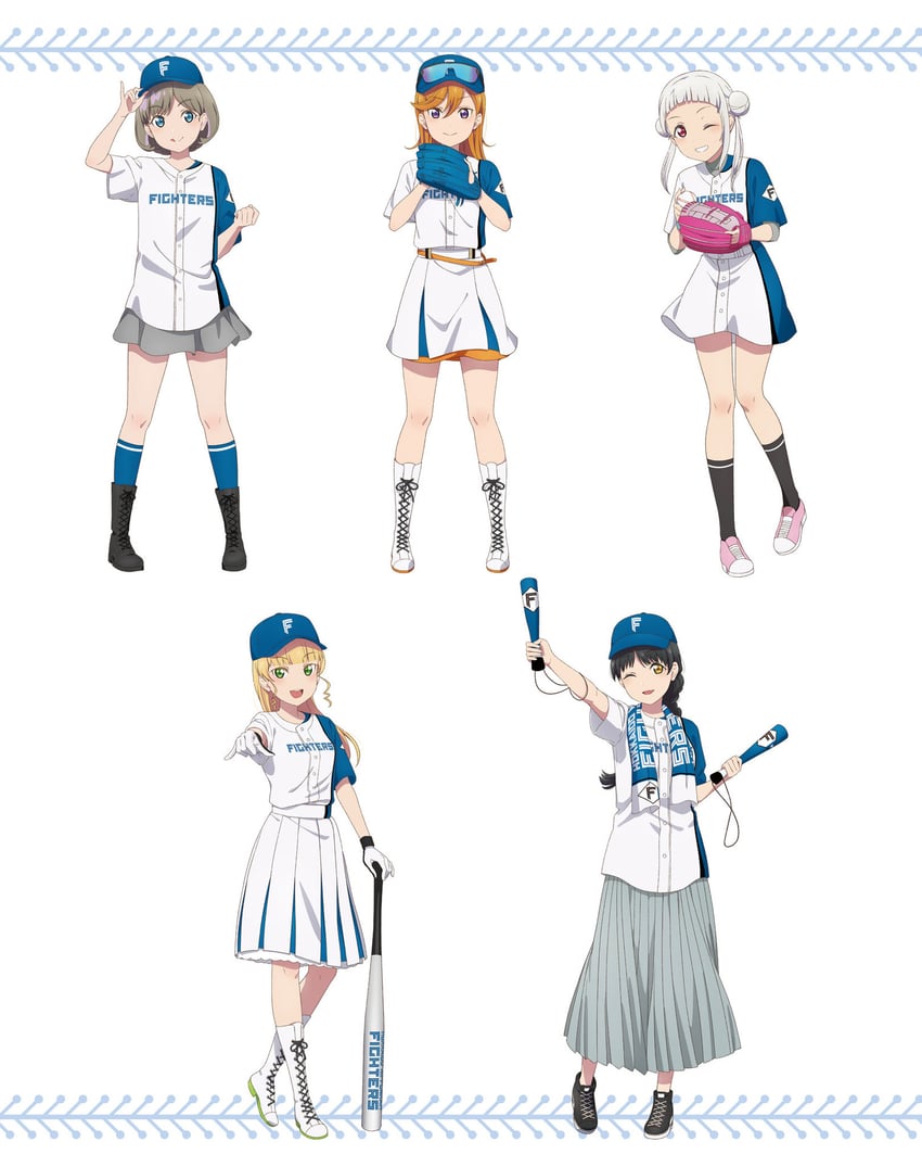 shibuya kanon, tang keke, heanna sumire, arashi chisato, and hazuki ren (love live! and 2 more)