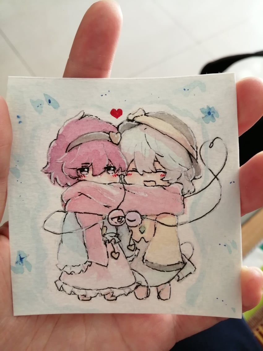 komeiji koishi and komeiji satori (touhou) drawn by rddumpling