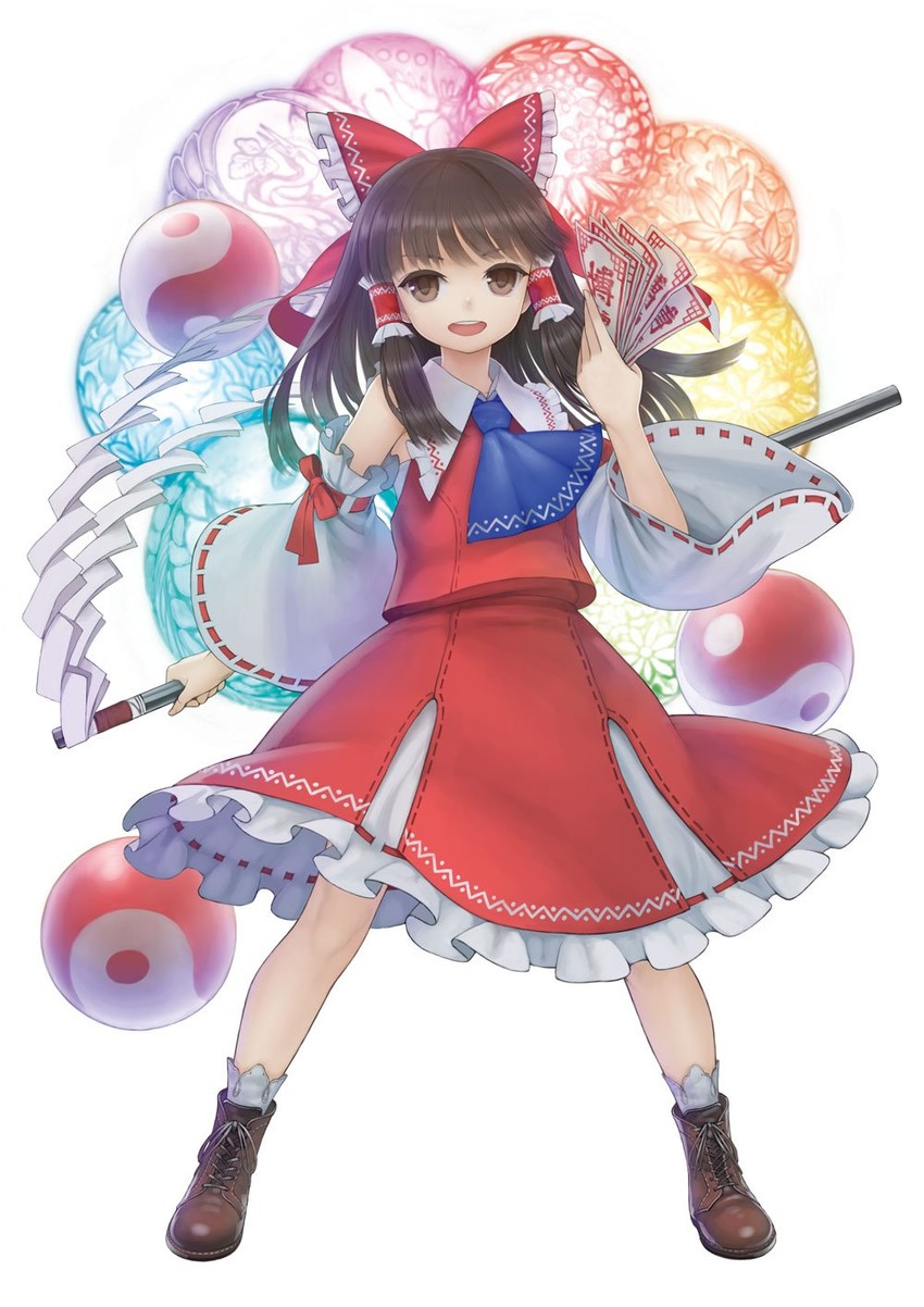 hakurei reimu (touhou and 1 more) drawn by masakichi_(mmw)
