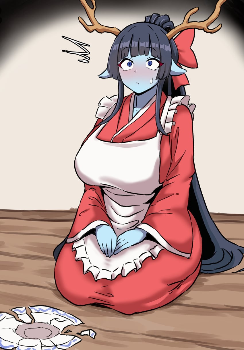 eastern dragon maid (original) drawn by corinna21210534
