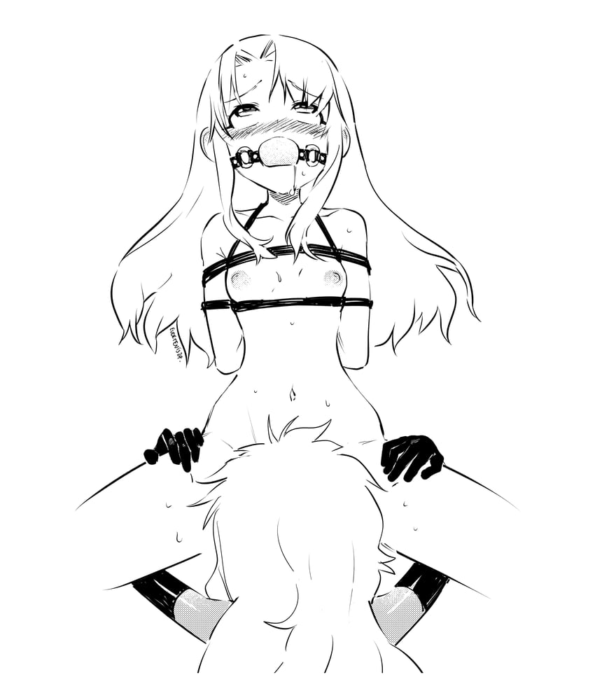 illyasviel von einzbern and chloe von einzbern (fate and 1 more) drawn by eudetenis