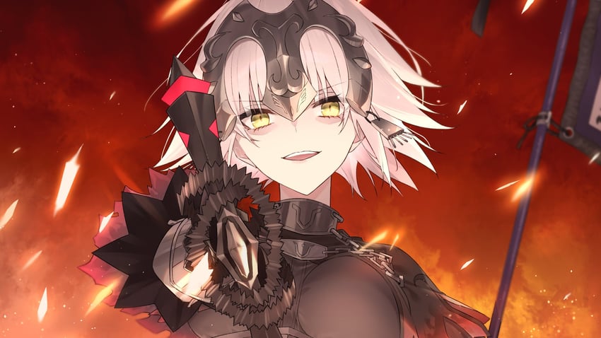 jeanne d'arc alter (fate and 1 more) drawn by pttyr