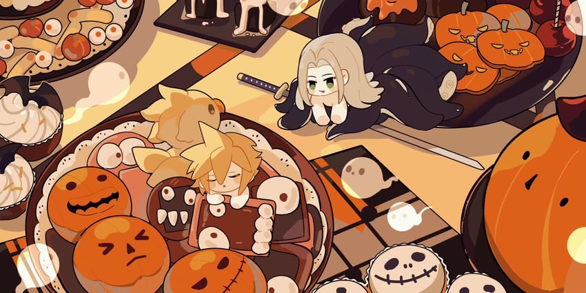 cloud strife and sephiroth (final fantasy and 1 more) drawn by dapanggezilan