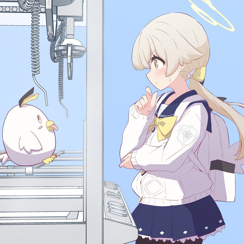 hifumi and peroro (blue archive) drawn by kyousuke_(orcein)