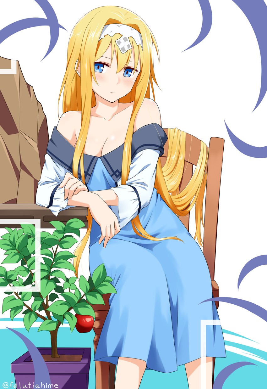 alice zuberg (sword art online and 1 more) drawn by felutiahime