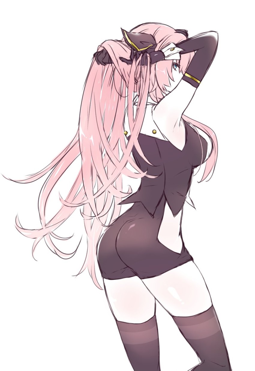 megurine luka (vocaloid and 1 more) drawn by kkr_rkgk