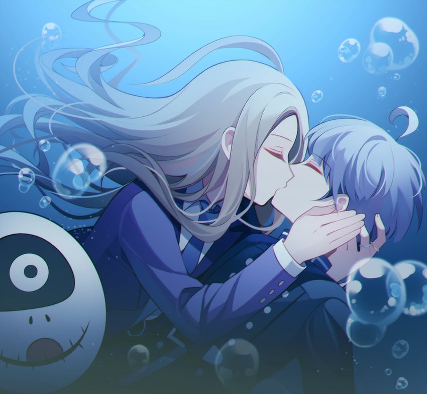 yuma kokohead and makoto kagutsuchi (master detective archives: rain code) drawn by qiao_xing