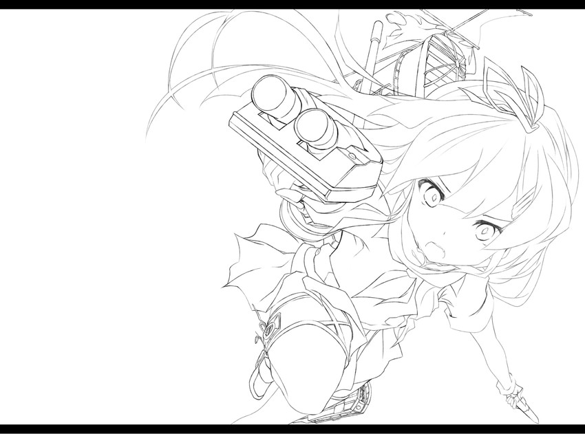 yuudachi and yuudachi kai ni (kantai collection) drawn by glassworks-flower