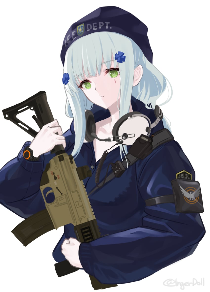 hk416 and agent 416 (girls' frontline and 1 more) drawn by ingerdoll