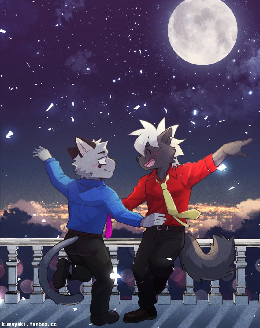 tanaka hajime and imai shun (odd taxi and 1 more) drawn by luwei
