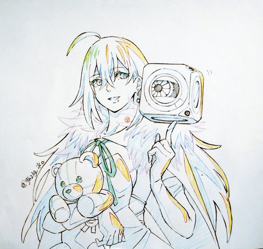 vivy and matsumoto (vivy: fluorite eye's song) drawn by gh21g_iko