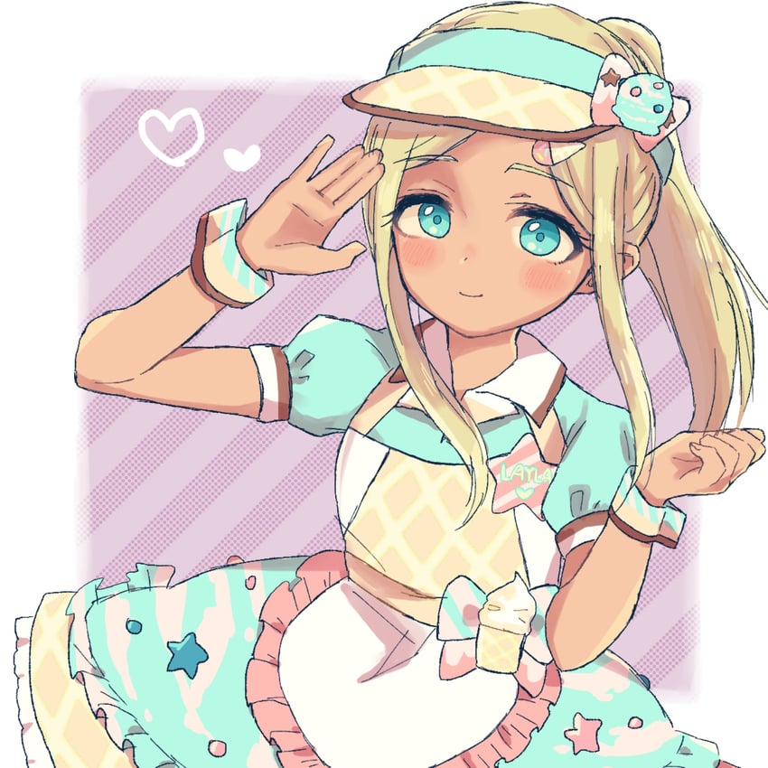 layla (idolmaster and 2 more) drawn by akr_mas