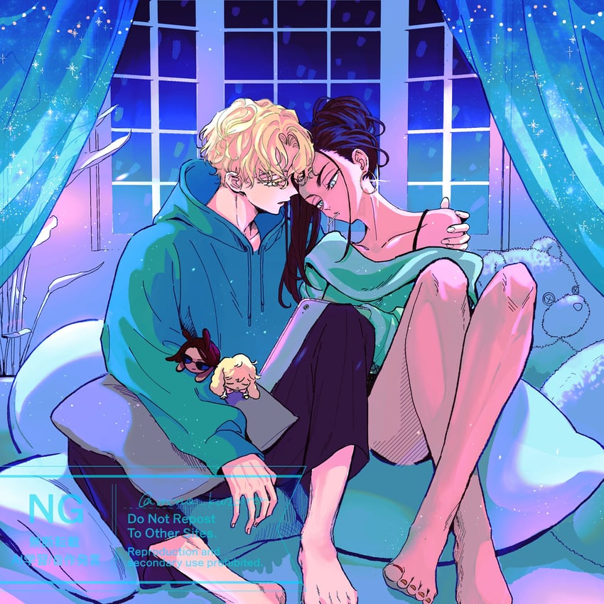 luka and hyuna (alien stage) drawn by mono_kuroiro