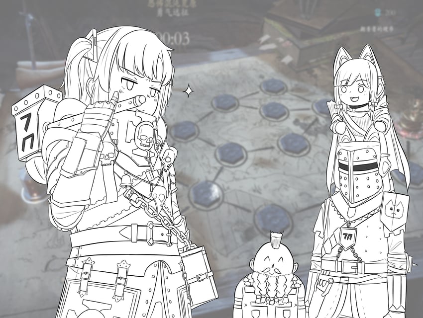 sensei, yuuka, doodle sensei, momoi, midori, and 4 more (blue archive and 3 more) drawn by spartagordon