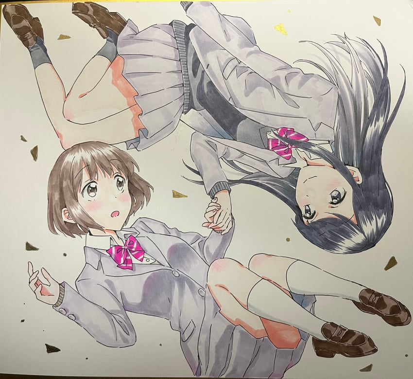 moritani misuzu and murakami haruka (fragtime) drawn by sato_(99yen_kin'itsu)