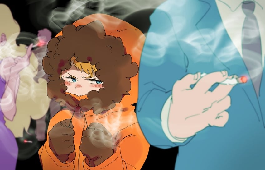 kenny mccormick (south park) drawn by be_(ronironibebe)