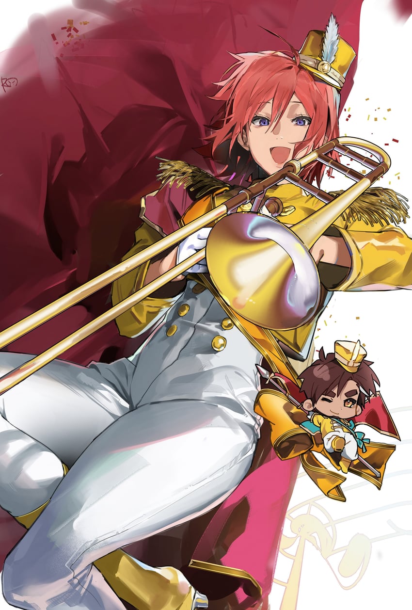 kaname buccaneer and arad molders (macross and 1 more) drawn by wangyou_ro