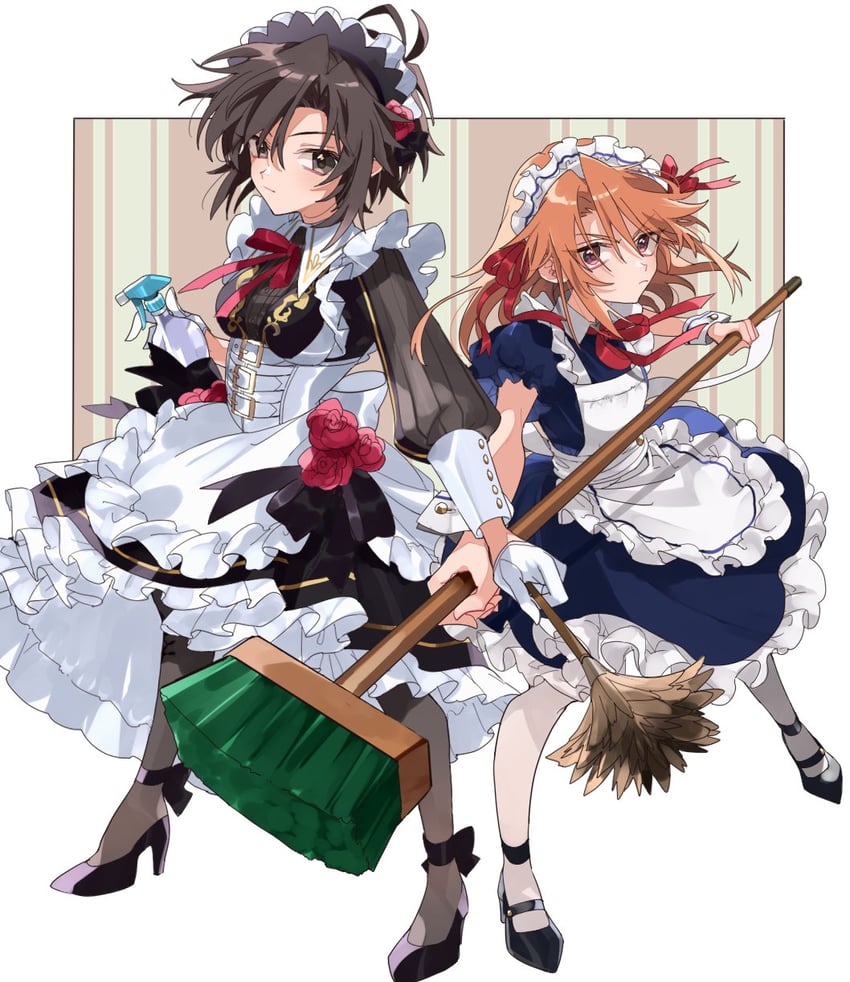 kikuchi makoto and yuuki haru (idolmaster and 3 more) drawn by mochino