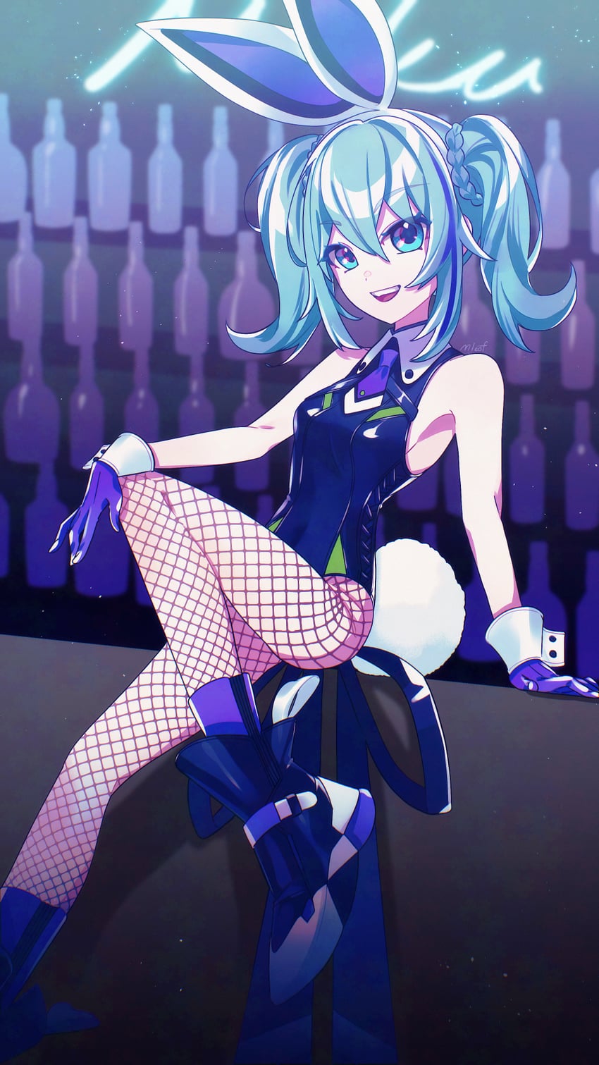 hatsune miku and bicute bunnies miku (vocaloid) drawn by pita5ling