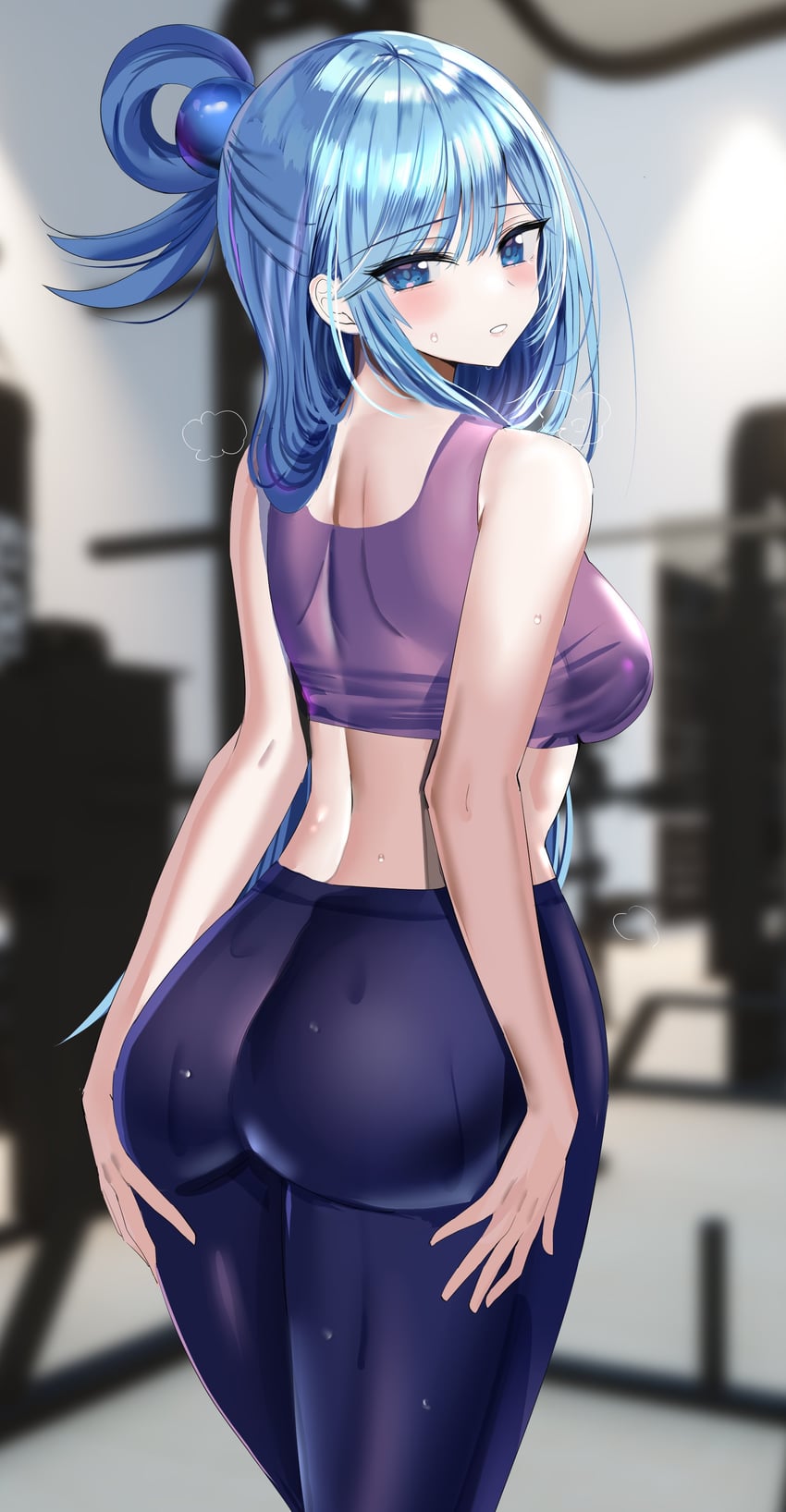 aqua (kono subarashii sekai ni shukufuku wo!) drawn by hanasaka_houcha