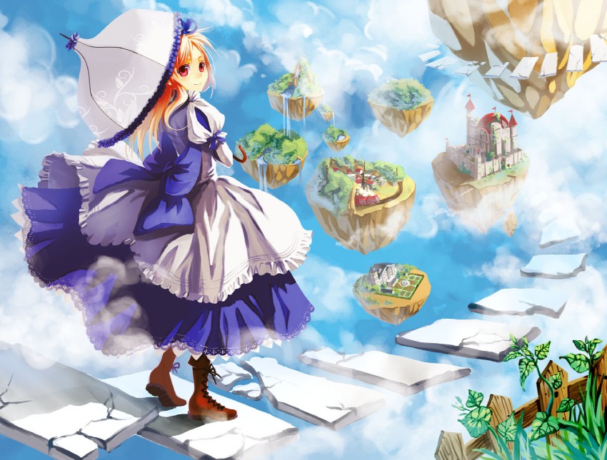 alice (alice's adventures in wonderland) drawn by ushi_(newrein)