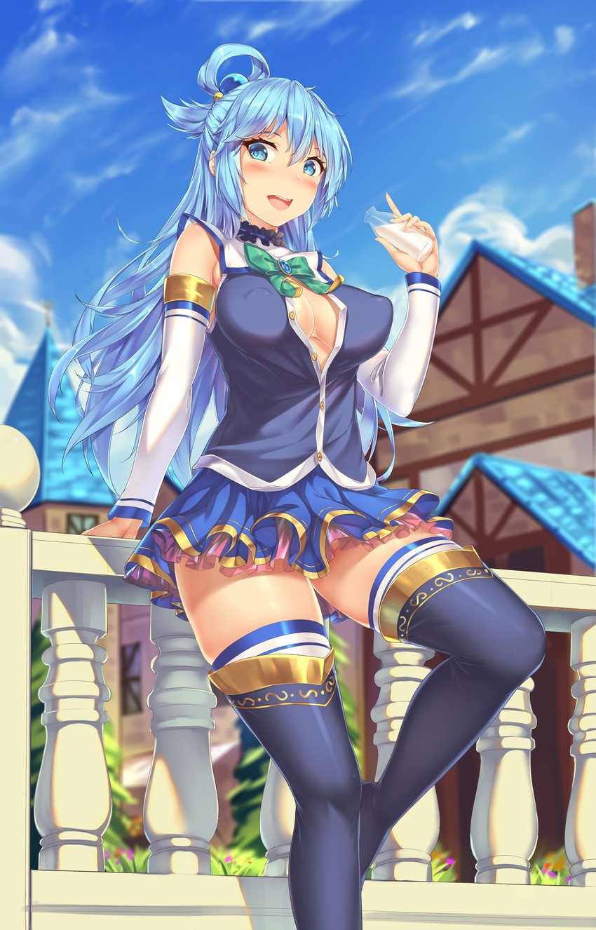 aqua (kono subarashii sekai ni shukufuku wo!) drawn by sgt-jz