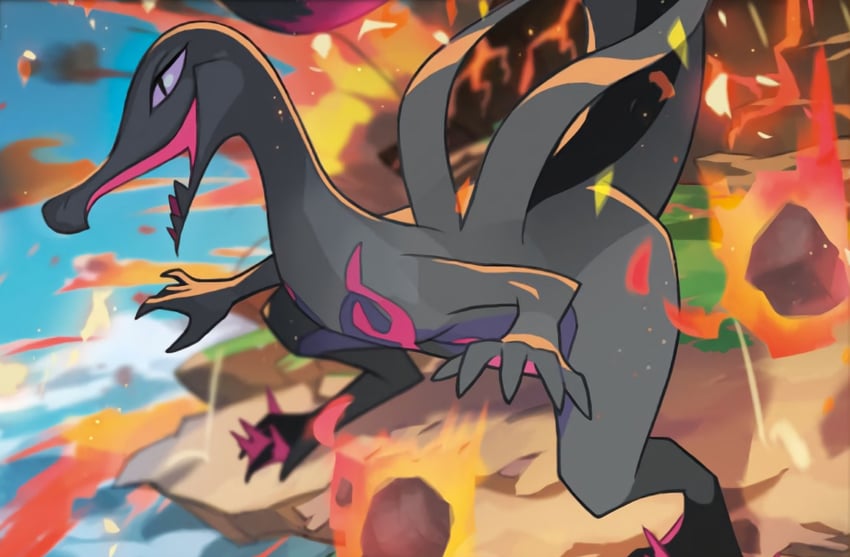 salazzle (pokemon and 1 more) drawn by saitou_naoki