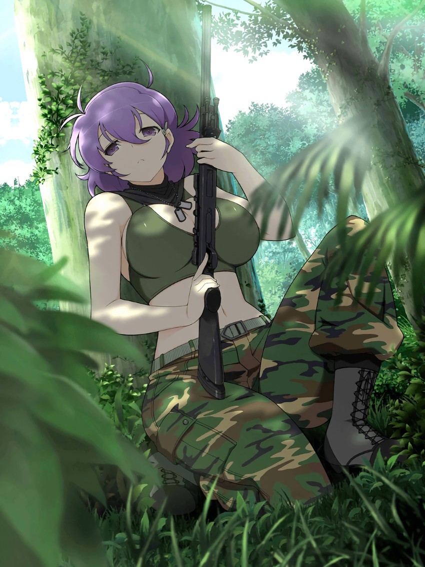 kuroudo (senran kagura and 1 more) drawn by yaegashi_nan