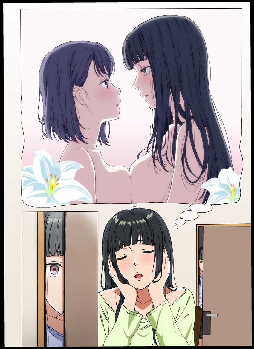 jijo, futago imouto, and futago ane (original) drawn by kakitama