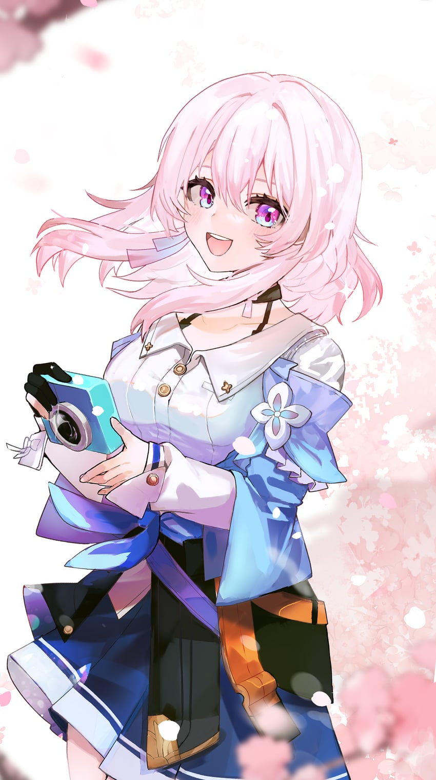 march 7th (honkai and 1 more) drawn by yuro_(_yu_you)