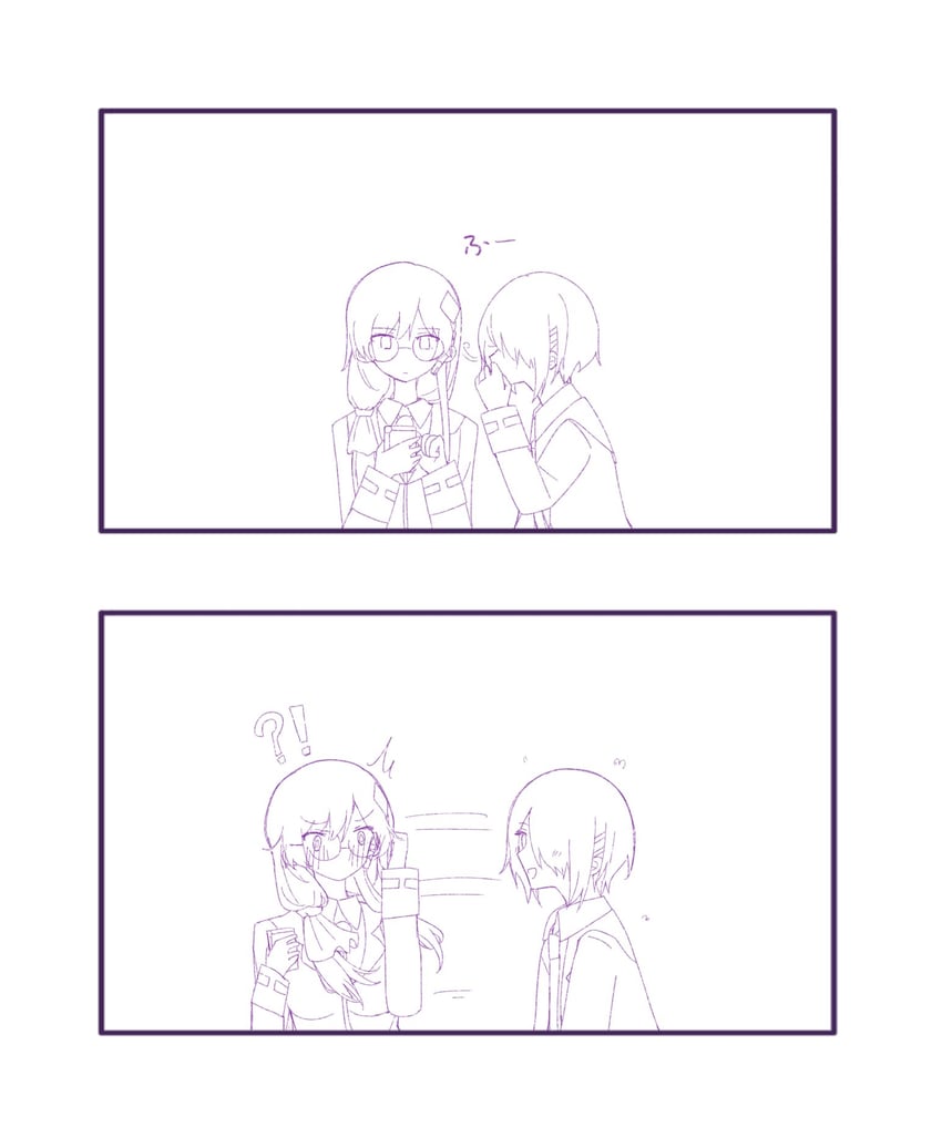 kayamori ruka and izumi yuki (heaven burns red) drawn by scorpio95715391